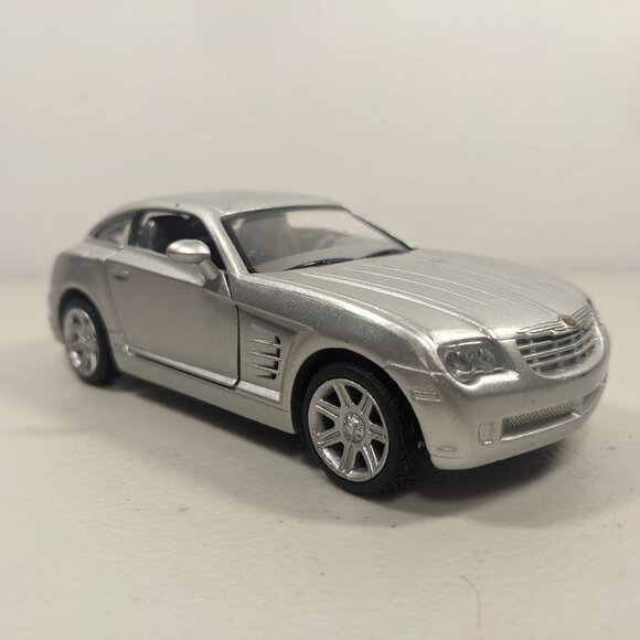 Chrysler Crossfire 1/32 Diecast model car 1:32 silver grey toy - Picture 1 of 9
